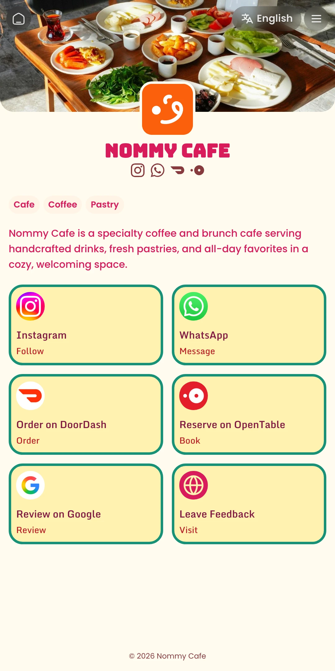 Preview of the Fiesta Home page layout