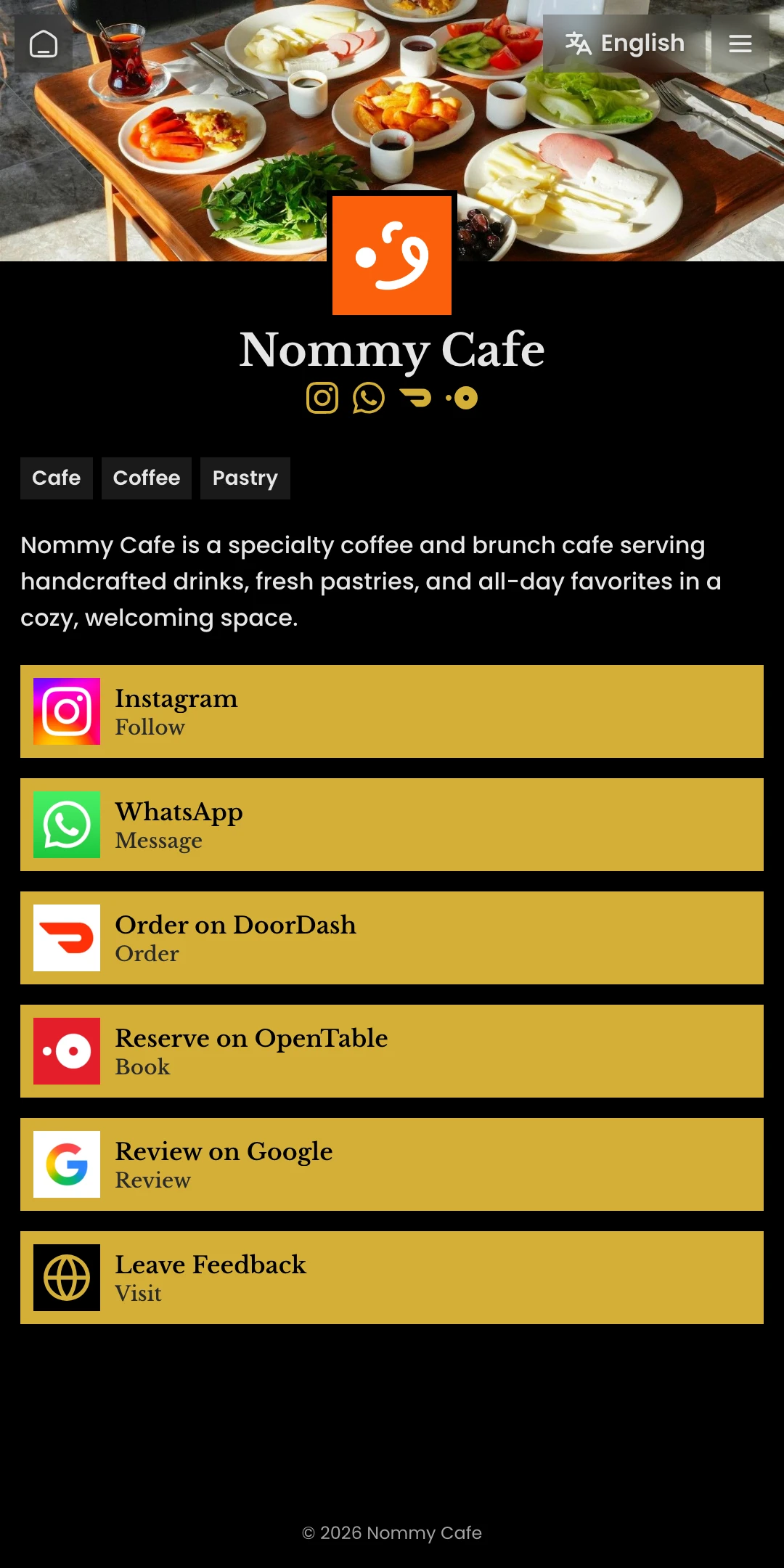 Preview of the Luxe Home page layout