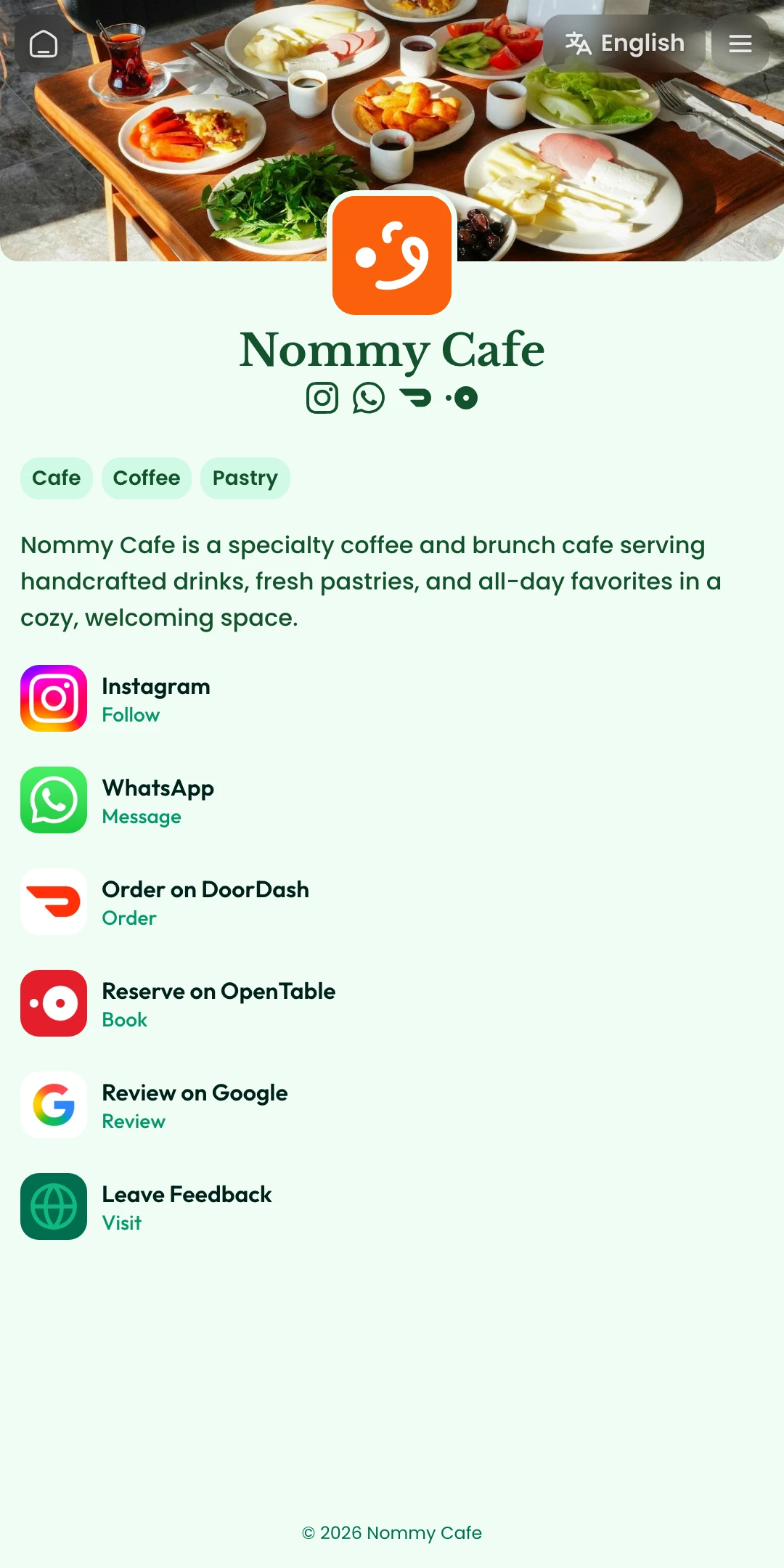 Preview of the Sprout Home page layout