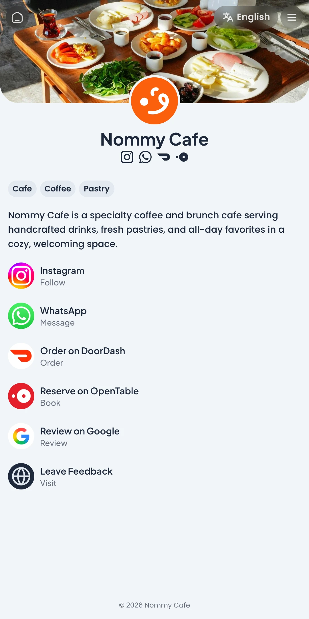 Preview of the Zen Home page layout