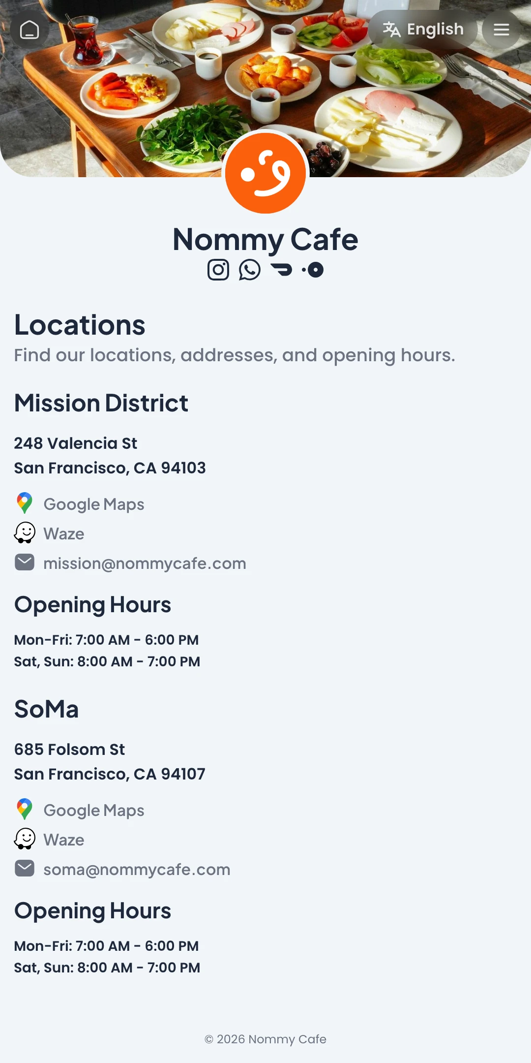 Preview of the Zen Locations page layout